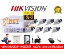 Bộ 8 camera an ninh Hikvision 2.0MP