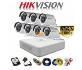 Bộ 7 camera an ninh Hikvision 2.0MP